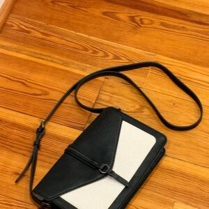 Chic Black and White Crossbody Bag, Market & Spruce